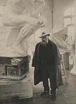 Unbekannter Fotograf - Auguste Rodin in seinem Atelier