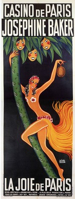 Zig (Louis Gaudin) - Casino de Paris. Josephine Baker. La Joie de Paris