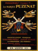 Mich (Jean-Marie Michel Liebeaux) - Agriculteurs! exigez!!... la marque Puzenat essentiellement française