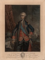 Unbekannter Künstler - Porträt von Charles Hector, comte d'Estaing (1729-1794)