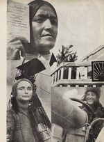 Lissitzky, El - Sowjetische Frau. Illustration aus Die UdSSR baut den Sozialismus