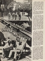 Lissitzky, El - Die Erholung der Arbeiter. Illustration aus Die UdSSR baut den Sozialismus