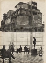 Lissitzky, El - Sujew-Arbeiterclub in Moskau. Illustration aus Die UdSSR baut den Sozialismus