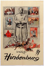Unbekannter Künstler - Wählt Hindenburg! Wahlplakat