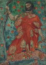 Bakst, Léon - Kostümentwurf zur Tragödie Antigone nach Sophokles