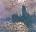 Monet, Claude - London, Parlament, Reflexionen auf der Themse