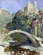 Monet, Claude - Die Burg von Dolceacqua