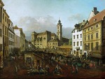Bellotto, Bernardo - Die Freyung in Wien, Ansicht von Südosten 