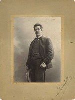 Nunes Vais, Mario - Porträt von Komponist Giacomo Puccini (1858-1924)