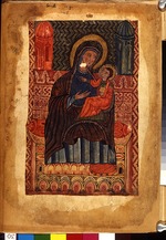 Meister des Codex Matenadaran - Gottesmutter mit dem Kind (Buchmalerei aus dem Codex Matenadaran)