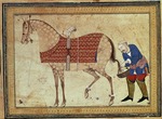 Sadiqi Beg Afshar - Pferdewärter mit Pferd