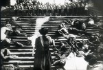 Unbekannter Fotograf - Szene aus dem Film Panzerkreuzer Potemkin von Sergei Eisenstein