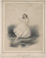 Desmaisons, Émile - Balletttänzerin Carlotta Grisi (1819-1899) in La Sylphide