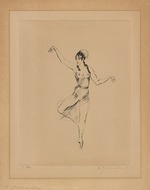 Grunenberg, Arthur - Tamara Karsawina als Salome im Ballett Die Tragödie der Salome von Florent Schmitt