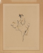 Grunenberg, Arthur - Tamara Karsawina tanzt die Polka im Ballett Les Vendredis