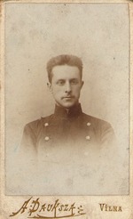 Fotoatelier A. Pauksza, Vilna - Porträt von Mstislaw Dobuschinski (1875-1957)