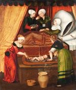 Cranach, Lucas, der Ältere - Die Geburt Johannes des Täufers
