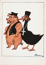 Deni (Denissow), Viktor Nikolaewitsch - Kulak und Priester