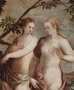 Tintoretto, Jacopo - Das Urteil des Paris (Detail)