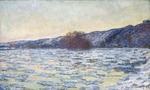 Monet, Claude - Eisschollen im Dämmerlicht