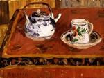 Pissarro, Camille - Nature morte, tasse et théière