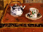 Pissarro, Camille - Nature morte, tasse et théière