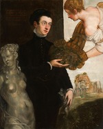 Tintoretto, Jacopo - Porträt von Ottavio Strada
