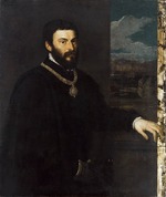 Tizian - Porträt von Herzog Antonio Porcia