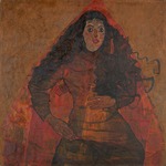 Schiele, Egon - Bildnis Trude Engel