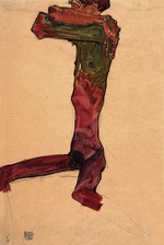 Schiele, Egon - Männlicher Akt