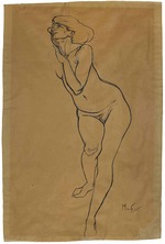 Mucha, Alfons Marie - Femme nue debout 
