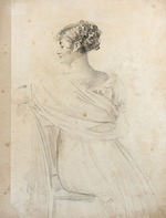 Gérard, François Pascal Simon - Porträt von Madame Récamier (1777-1849)