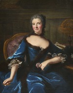 Loir, Marianne - Porträt von Gabrielle Émilie Le Tonnelier de Breteuil, marquise du Châtelet (1706-1749)