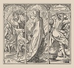 Rethel, Alfred - Die Nibelungen. Wie die Königin den Saal verbrennen ließ