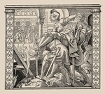 Rethel, Alfred - Die Nibelungen. Wie Kriemhild der Leichnam Rüdigers gezeigt wird
