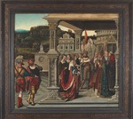 Orley, Bernaert, van - Die heilige Helena vor dem Papst in Rom
