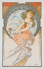 Mucha, Alfons Marie - Malerei (Aus der Serie Die Kunst)