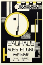 Baschant, Rudolf - Bauhaus-Ausstellung. Postkarte