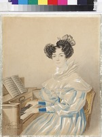 Hampeln, Carl, von - Porträt von Tatiana Petrowna Lwowa (1789-1848), geb. Poltorazkaja