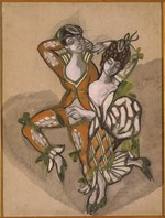 Sudeikin, Sergei Jurjewitsch - Kostümentwurf zum Theaterstück Ein toller Tag oder Figaros Hochzeit von P. de Beaumarchais