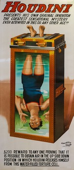 Unbekannter Künstler - Harry Houdini. Water Torture Cell