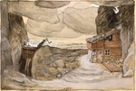 Moser, Koloman - Bühnenbildentwurf zur Oper Der Bergsee von Julius Bittner