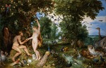 Rubens, Pieter Paul - Das irdische Paradies mit dem Sündenfall von Adam und Eva