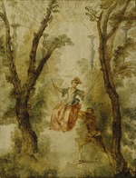 Watteau, Jean Antoine - Die Schaukel
