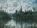 Monet, Claude - Nebenarm der Seine bei Vétheuil