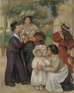 Renoir, Pierre Auguste - Die Familie des Künstlers (La Famille de l'artiste) 