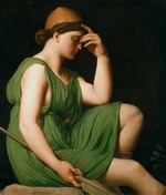 Ingres, Jean Auguste Dominique - Odysseus. Studie für die Apotheose von Homer
