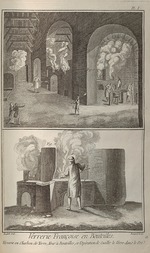 Bénard, Robert - Glasherstellung. Aus Encyclopédie von Denis Diderot and Jean Le Rond d'Alembert