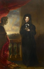 Dawe, George - Porträt der Kaiserin Elisabeth Alexejewna (1779-1826) in Trauerkleidung