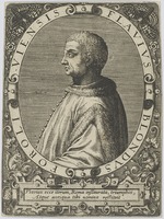 Unbekannter Künstler - Porträt von Flavio Biondo (1392-1463) 